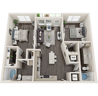 floor plan - Mallard - Sanctuary at CenterPointe apartments in Altamonte Springs