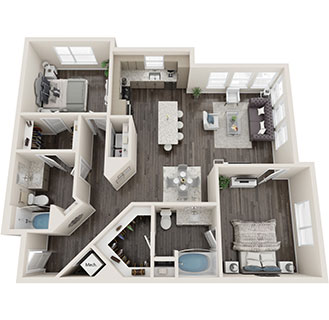 floor plan - Osprey - Sanctuary at CenterPointe apartments in Altamonte Springs